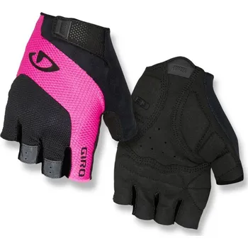 Cyklistické rukavice GIRO TESSA Black/pink 2019 dámské letní cyklo rukavice bez prstů