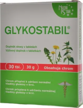 Přírodní produkt NutriStar Glykostabil 30 tbl./30 g