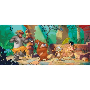 Fototapeta FTDN H 5355 AG Design dětská vliesová fototapeta na zeď panoramatická Photo mural Jungle Book, velikost 202 x 90 cm
