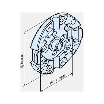 Plastové uchycení P/R (do 20 Nm)