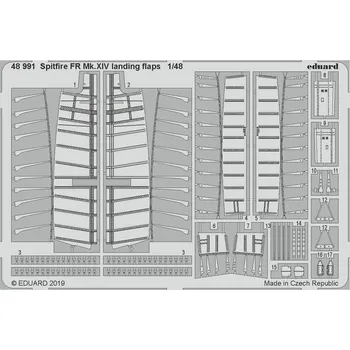 Plastikový model Eduard 1/48 Spitfire FR Mk.XIV landing flaps (AIRFIX)