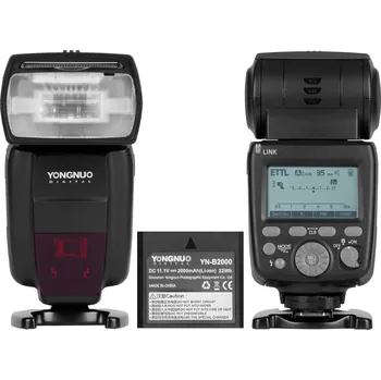 Blesk Externí systémový blesk YONGNUO YN686EX RT Speedlite, GN60, TTL Canon, Li-Ion akumulátor