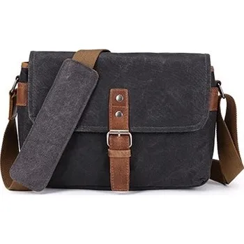 brašna na kolo Stylová retro foto brašna Vagabund modrá (Designová brašna pro každodenní nošení)