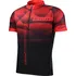 cyklistický dres Force Best s krátkým rukávem červený/černý