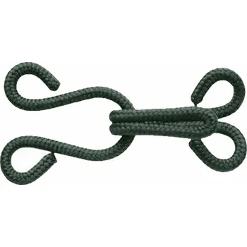 Věšák Kožichový uzávěr Prym šedý, háček + očko