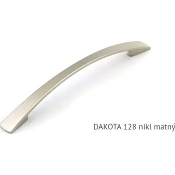 Nábytkové kování kovová úchytka DAKOTA 96, 128 Varianta: DAKOTA 128 Nikl matný
