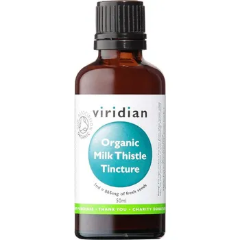 Přírodní produkt Viridian Organic Milk Thistle Tincture 50 ml