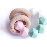 Mimijo Silikonové chrastící kousátko 2v1