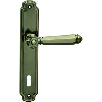 Dveřní kování Cobra Atlantis LI PZ 72 mm klika/klika bronz česaný