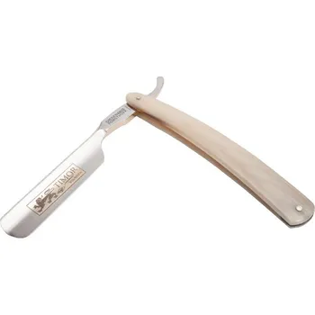 Břitva na holení 573 břitva G&F Timor 6/8" CS rohovina "Lion"