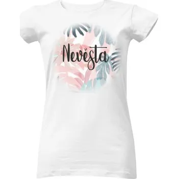 Dámské tričko Tričko s potiskem Nevěsta - pink blade dámské