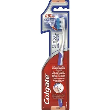 Colgate Slim Soft Ultra Compact Head 1 ks Zubní kartáček Colgate Slim Soft Ultra Compact Head 1 ks