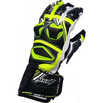 Rukavice MBW GT-TECH - green sportovní moto rukavice Velikost.: S