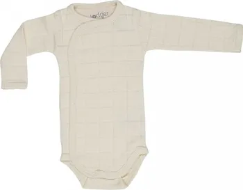 Kojenecký body Lodger Romper Solid Long Sleeves Ivory