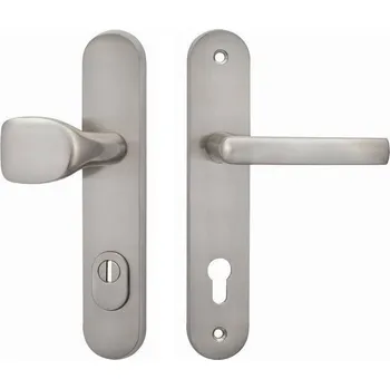 Dveřní kování Cobra C101+ madlo/klika L/P 72 mm PZ nikl matný