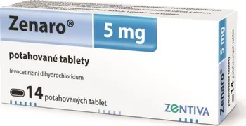 Lék na alergii Zenaro 5 mg 14 tbl.