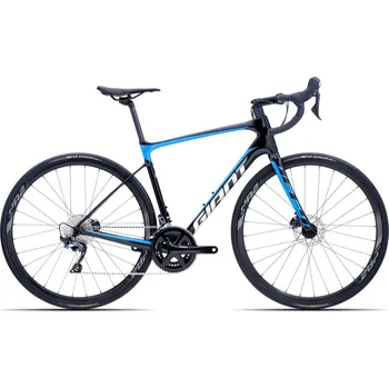 Silniční kolo Giant Defy Advanced 1 HRD Carbo/Vibrant Blue 2019 M/L