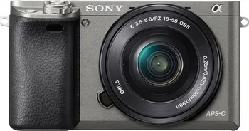 Kompakt s výměnným objektivem Sony A6000L + 16-50 mm grafit