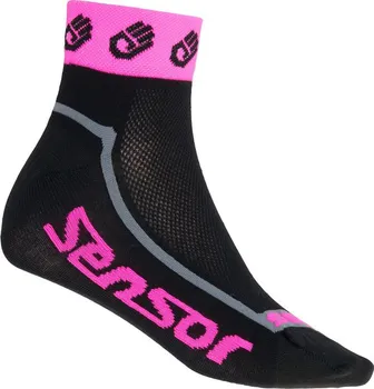 Pánské ponožky Sensor Race Lite Ručičky reflex růžové 35-38