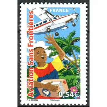 Poštovní známka Post France (2006) MiNr. 4164 ** - Francie - Organizace pomoci "Letectví bez hranic"