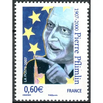 Poštovní známka Post France (2007) MiNr. 4292 ** - Francie - 100. narozeniny Pierra Pflimlina - Evropský politik a starosta Štrasburku