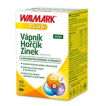 Walmark Vápník Hořčík Zinek Osteo 90…