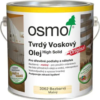 Olej na dřevo OSMO Original 3032 25 l Bezbarvý hedvábný polomat