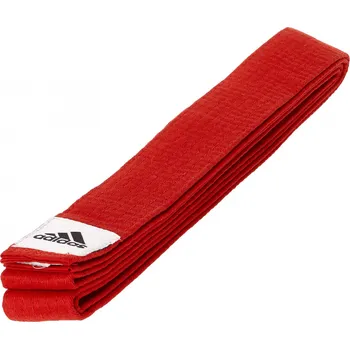 Bojový sport PÁSEK NA KIMONO ADIDAS ČERVENÝ Délka: 280