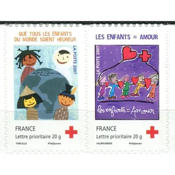 Poštovní známka Post France (2007) MiNr. 4339 - 4340 ** - Francie - sp - Červený kříž