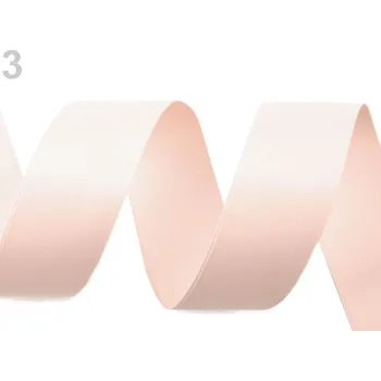 Stuha Stuha atlasová oboulící - pudrová matná - 26 mm/ 1 m