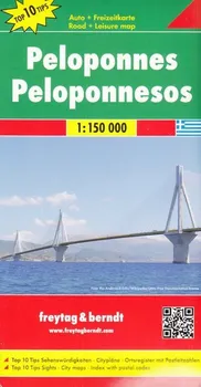 Automapa Peloponnes 1:150 000 - Freytag & Berndt