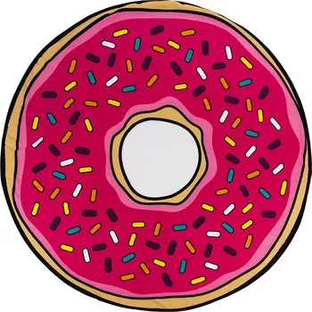 Osuška JAHU Micro Donut 150 cm růžová
