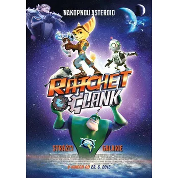 DVD film Ratchet a Clank: Strážci Galaxie - DVD