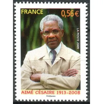 Poštovní známka Post France (2009) MiNr. 4635 ** - Francie - 1. výročí smrti Aimé Césaire - Spisovatel a politik