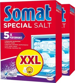 Sůl do myčky Somat Sůl 2 x 1,5 kg