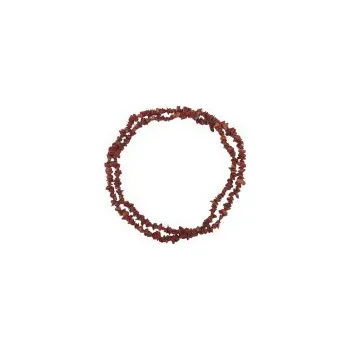 Náhrdelník Červený jaspis - náhrdelník z kamínků 90 cm