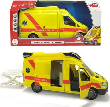 autíčko Dickie Toys Ambulance Van 34 cm česká verze