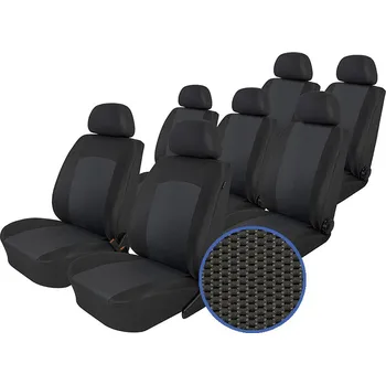 Potah sedadla Automega Autopotahy Ford Galaxy, od r. 1994-2006, 7 míst, Dynamic grafit + UNIVERZÁL utěrka z mikrovlákna velká Smart Microfiber zdarma v hodnotě 299,-Kč