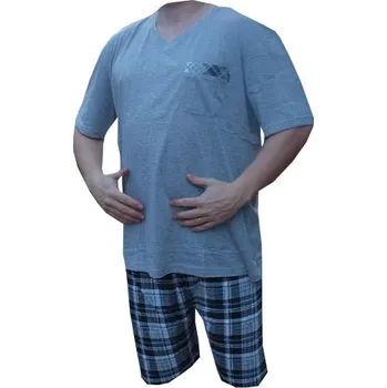 Pánské pyžamo xcena Pyžama s krátkou nohavicí bavlna nový typ Velikost: XXXXXL