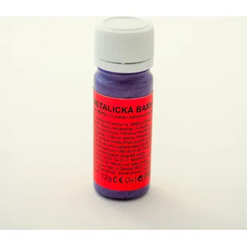 Speciální výtvarná barva ARTEMISS Metalické barvy na textil Vyberte velikost: 12g, Vyberte odstín: 42 tmavá fialová