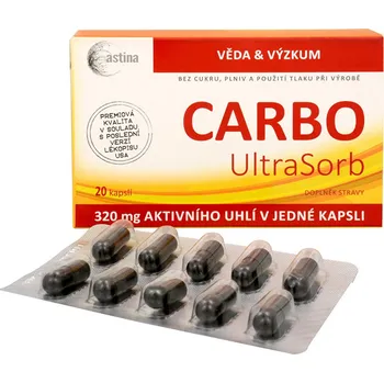 Lék proti nadýmání Astina Carbo UltraSorb 20 kapslí