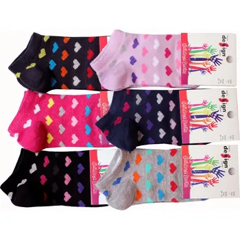 32-34 dětské kotníkové ponožky Design Socks 9 Barva: světle fialová
