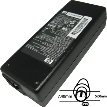 Notebook Napájecí adaptér 90W 18,5V, 7.4x5.0, originál HP