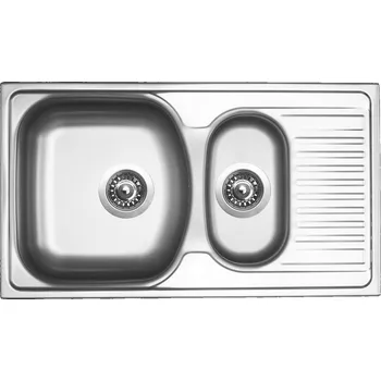 Nerezový dřez Sinks Twin 780.1 V 0,6 mm matný