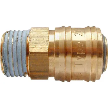 Kompresor Mosazná rychlospojka G 3/8" s vnějším závitem pro pneumatické nářadí