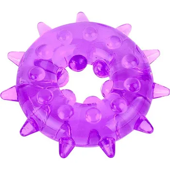 Návlek na penis Velký dráždící návlek, elastický – fialový