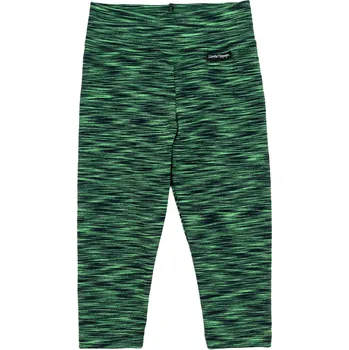 Dětská móda zelené melírované legíny