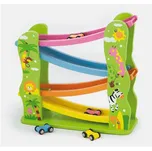 Viga Dřevěná klouzačka s auty