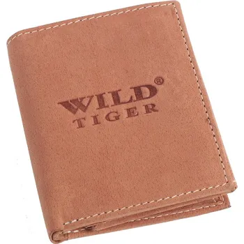 Pánská kožená peněženka Wild Tiger AM-28-037 malá světle hnědá