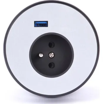 Elektrická zásuvka OFFICE PRO Panel do průchodk - PGCZ 021